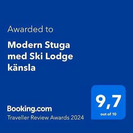 Modern Stuga Med Ski Lodge Kaensla Järvsö Exteriér fotografie