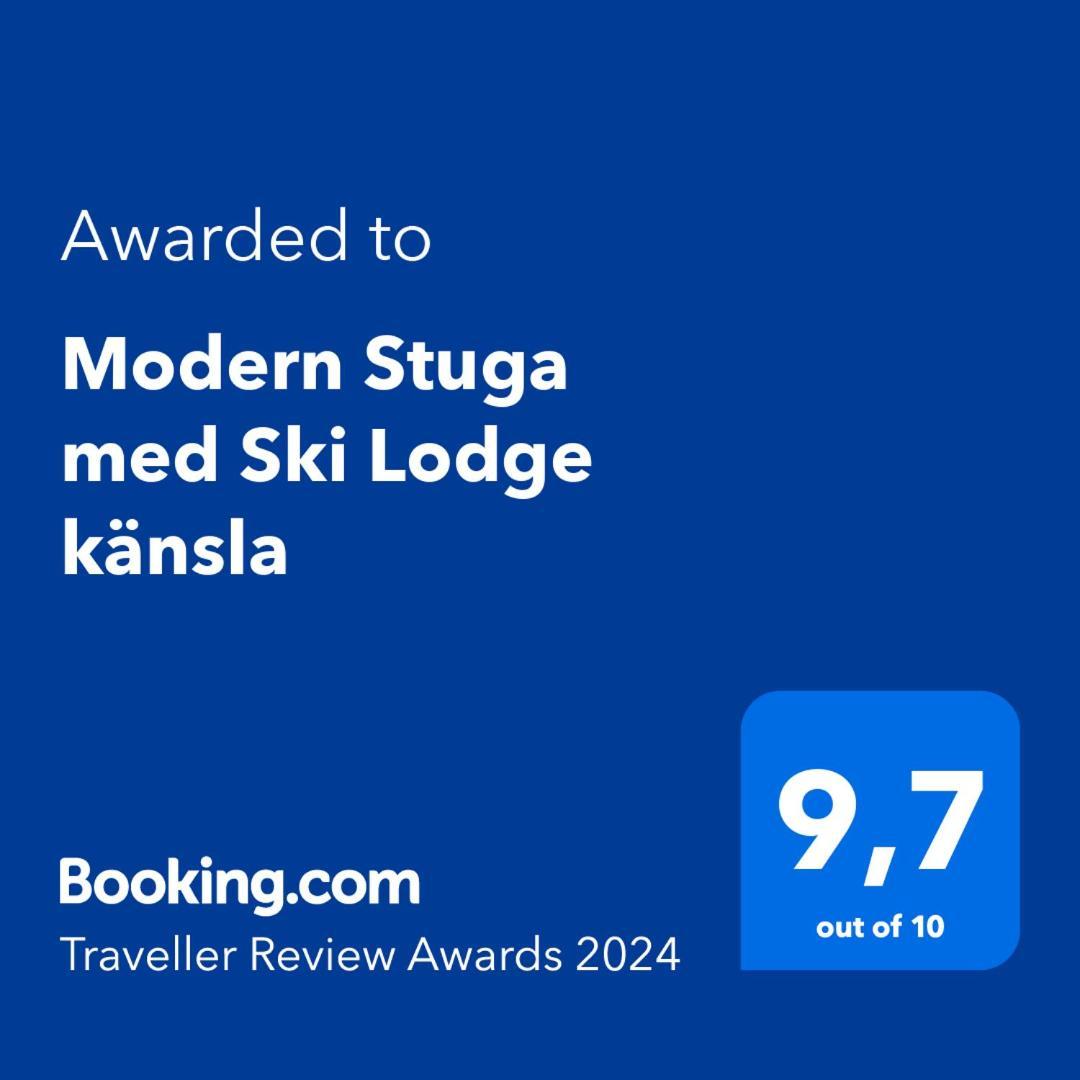 Modern Stuga Med Ski Lodge Kaensla Järvsö Exteriér fotografie