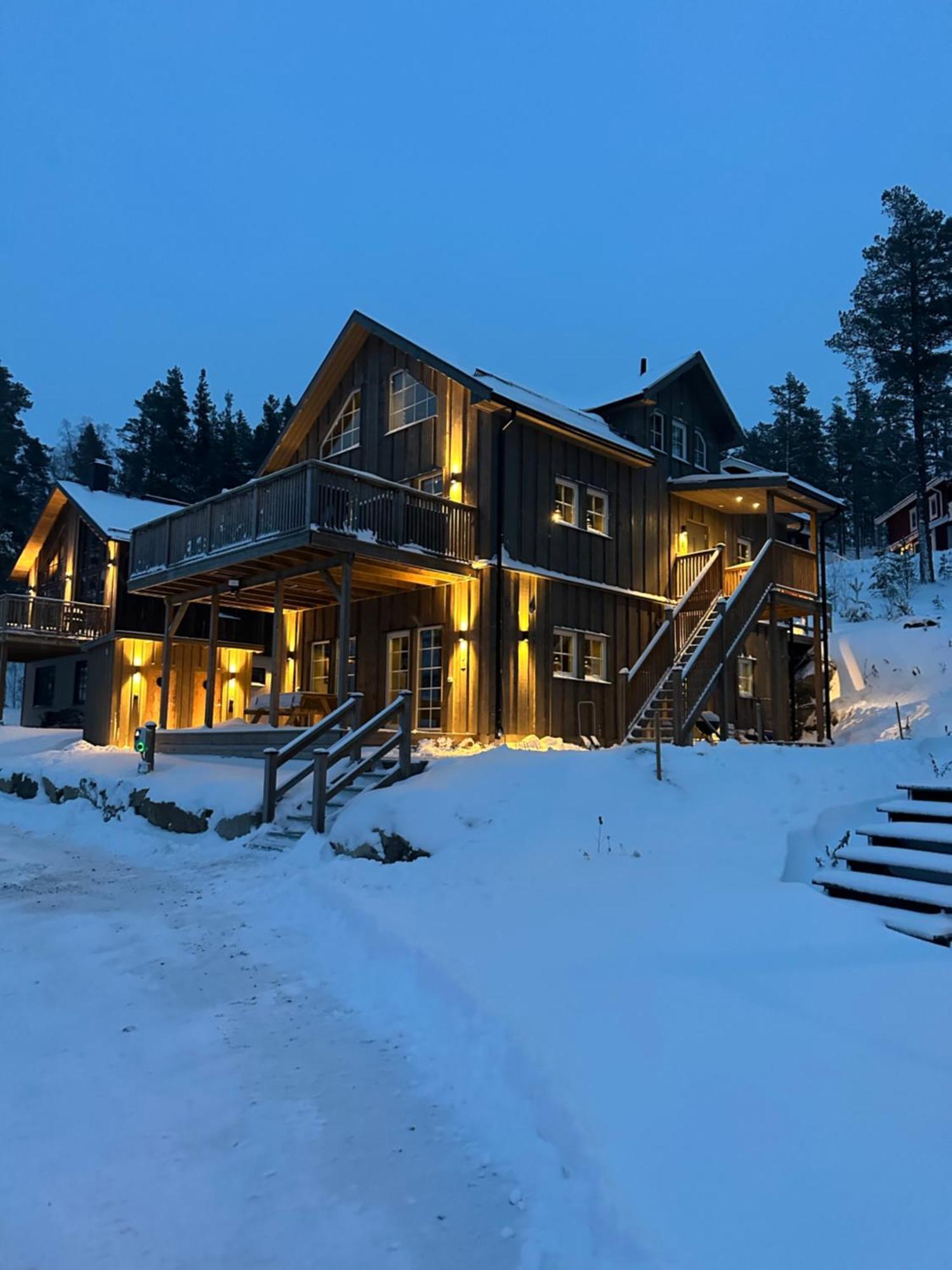 Modern Stuga Med Ski Lodge Kaensla Järvsö Exteriér fotografie